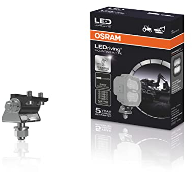OSRAM LEDriving® Flexible Mounting Kit, LEDPWL ACC 101, OFF ROAD, Zubehör für LED Arbeitsscheinwerfer Professional Series PX, schwarz