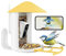 NETVUE by Birdfy Vogelfutterhaus mit Kamera, Vogelfutterstation mit Kamera für Wildvögel, Vogelfutterhaus mit Video Aufnehmen,Vollfarbe Nachtsicht WiFi Kamera Smart Vogelfutterautomat