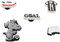 Crocs Unisex Shoe 5-Pack | Personalize with Jibbitz for Schuh-Charme, Soccer Goal