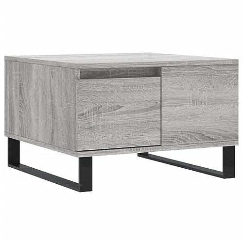 vidaXL Couchtisch Grau Sonoma 55x55x36,5 cm Holzwerkstoff