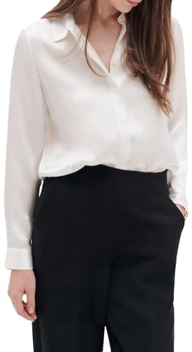 Caroll Femme 232c-cjamie1 Blouse, Ivoire, 42 EU