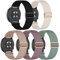 CUNUJIX 5 cinturini elastici in nylon di ricambio per Polar ignite/ignite 2/ignite 3, fascia elastica di ricambio per Polar Unite/Pacer/Pacer Pro, Nylon, Senza Gemstone