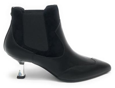 LIU JO Stivaletto Donna Ankle Boot Sandie 07 Pelle ed Ecopelle Nero D25LJ21 SF4119 PX548 22222 39