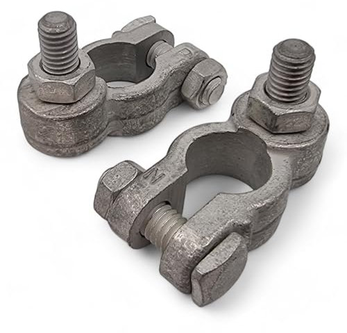 1pc Heavy Duty Battery Terminals 8mm Negative Stud Nut Terminal