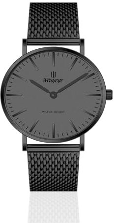 Weayege Armbanduhren für Damen,Damen Analog Quarz Armbanduhr,Damen Uhren Lederband Luxus Quarzuhren wasserdichte Mode Kreative Armbanduhr für Damen
