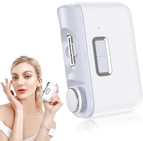 PZCC Electric Nail Clippers, Automatic Grinding and Cutting, Adults and Elderly, Multi-Functional Electric Nail Trimmer with 2 Speeds, Safety Cordless Rechargeable, LED and Storage Box