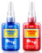 Frein Filet Fort et Moyen, 2x50ml Frein Filet Bleu et Rouge pour Les Écrous de Verrouillage, Boulons, Métaux, Liquide de Frein pour Prévenir Le Desserrage et La Corrosion (Démontable + Permanent)