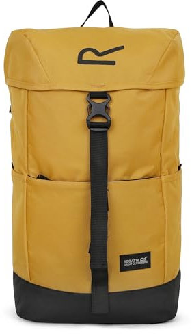 Regatta Rucksack Shilton 15L mit verstellbaren Schultergurten und Rückenteil für Komfort – perfekt für Spaziergänge, Wandern, Camping und Trekking, gelb, M, Casual