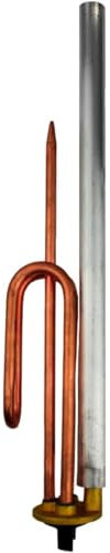 Repuesto Técnico | Kit para Termo Eléctrico 1200W | Resistencia Sumergida + Ánodo de Magnesio + Junta de Goma + Tornillo de Fijación | Compatible con Calentadores de Varias Marcas (COBRE, 1200W)