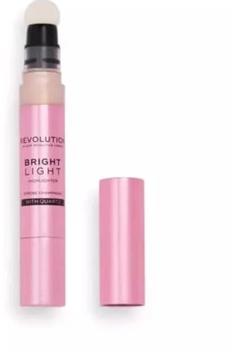 Revolution Bright Light Champagne Highlighter, 3 ml, Pink