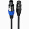 Kznifmk Audio-Verlängerungskabel Speakon Stecker auf XLR Speakon Stecker auf XLR – Bühnenmikrofon Pro DJ PA Gig
