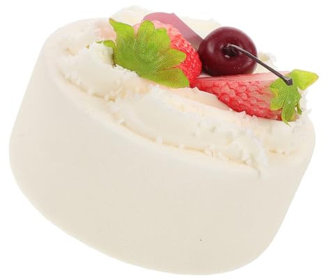 SOPOTUTU Realistisches Geburtstagstorten-Modell Für Fotografie Und Dekoration Imitationskuchen Für Schaufenster Desserttisch Und Kreative Food-Fotografie Für Küchen Und