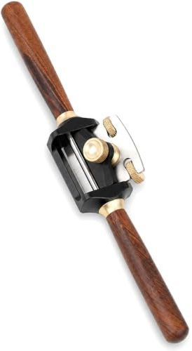 YUEHISY Pialla per Uccelli Regolabile, Pialla in Legno a Mano con Base Piatta 42 Mm, per la Lavorazione del Legno con Corpo in Lega di Alluminio, per Rifinitura di Angoli Ad Curvo