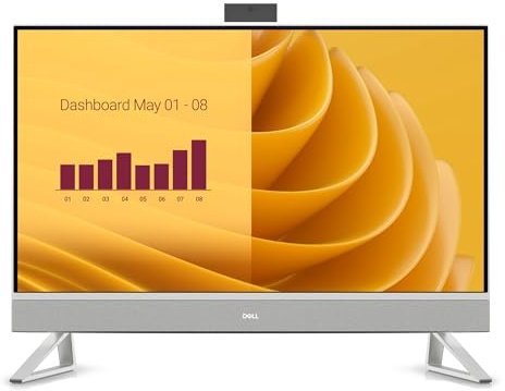 Dell 27 All-in-One PC EC27250 27” FHD 100Hz – Core 7-150U, NVIDIA GeForce MX570A 2GB, 1TB PCIe Gen 4.0x4 NVMe, 32GB RAM, GbE, SD Card Reader, WIFI 6 & BT 5.3, Windows 11 Pro (Renewed)