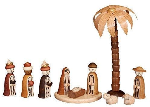 Rudolphs Schatzkiste Krippenfiguren Christi Geburt Natur H= 8-20cm NEU Geburt Maria Josef Kirche Holz Weihnachten Seiffen Erzgebirge