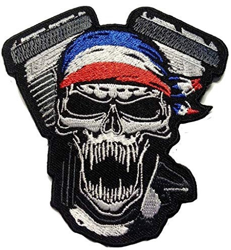 Ecusson Drapeau Patch Biker Moto France Francais Tricolore Badge Applique brodé-rie thermocollant