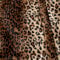 Leopard 2 Tierfellimitat Velboa Stoff Meterware Braun-Beige