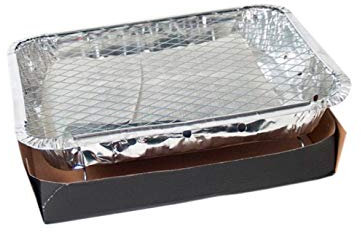 Gerimport - Barbecue monouso, 32 x 23 cm