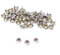 50 Set Rhinestone Claw Beads Nailhead Studs, 7 MM DIY Mode Punk Diamond Spikes Nieten für DIY Lederhandwerk (Rosa)