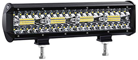 Kraumi LED Arbeitsscheinwerfer 12 Zoll 240W Cree LED Zusatzscheinwerfer 23,000lm Led Scheinwerfer 12V Auto Scheinwerfer Offroad Flutlicht Wasserdicht IP68 Arbeitslicht