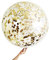 4 Palloncini di Coriandoli Oro Giganti, XXL Confetti Balloons, Palloncino Transparente con Coriandoli Dorati. Decorazioni per Festa Compleanno e Capodanno