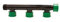 Collettore PVC per Elettrovalvola con ghiera con or 3 uscite D.1