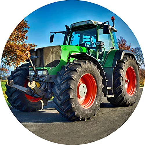 Essbarer Tortenaufleger Traktor // Tortendekoration Bauernhof, Trecker // 20cm (Zuckerpapier)