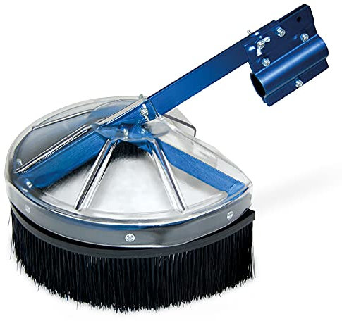 GREENSTAR - Carter Protection pour Débroussailleuse Weber avec Brosses Metalliques - Rabattable - Adaptable sur tubes de Ø 24, 26 et 28 mm