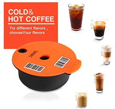 Wiederverwendbarer Polypropylen-Kaffeekapsel-Deckel für Bosch Tassimo, 180 ml