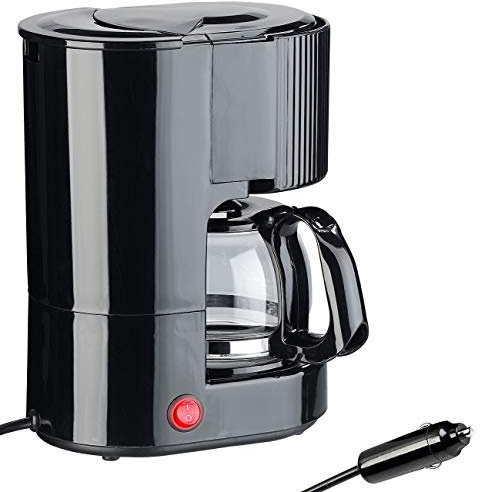 Rosenstein & Söhne 24 V Kaffeemaschine: Lkw-Filterkaffee-Maschine, bis zu 3 Tassen, 650 ml, Versandrückläufer (Kaffeemaschine 24V, Filter, Kfz)