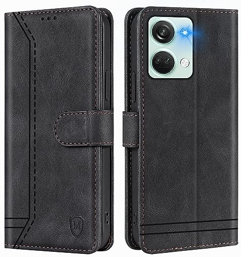 GoodcAcy Coque pour OnePlus Nord 3/OnePlus Ace 2V Coque, Etui Protection Housse Premium en Cuir PU,Pochette Fermeture Magnétique,Flip Case Compatible avec OnePlus Nord 3/OnePlus Ace 2V (Noir)
