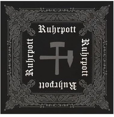 Alsino Dortmund Bandana Kopftuch schwarz-gelb Nickitücher Herren Damen Ruhrpott Fußball Fanartikel Halstuch, Farbe wählen:BA-300 Ruhrpot 1t