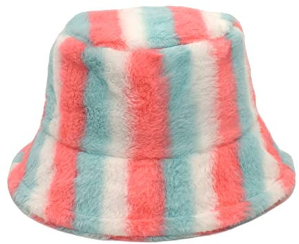 liaddkv Männer warm für Frauen Bedruckte Mütze Eimer im Becken Eimer Mütze im Winter Deutschlandhut Fischerhut (zC-E, One Size)