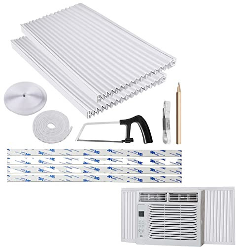 Duqulle 5 Marco del Panel Lateral del Aire Acondicionado,Paneles Laterales del Aire Acondicionado de Ventana | Paneles aislantes Cubierta de Aire Acondicionado con Bloqueador Solar - Paneles