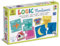 Ludattica - MONTESSORI SPIELE - Logic Montessori - Finde die richtige Silhouette! Lernspiel 3-5 Jahre - Made in Italy