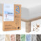 Andrea Simone Premium Spannbettlaken 180x200cm | Bettlaken 180x200 | Spannbetttücher auch für Boxspringbett, bis 35cm, 95% Baumwolle + 5% Lycra, Grau Spannbetttuch, 185 g/m², Jersey 180 x 200