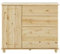 Dynamic24 Kommode Kiefer massiv Schubladenschrank Sideboard Wohnzimme Schrank Natur