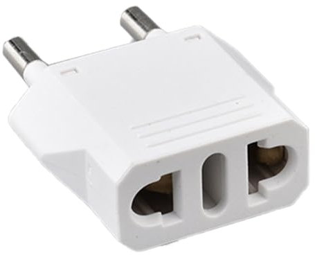 Shurzzesj Adattatore per US UE, convertitore di presa US Europe,Adattatore per prese americane europee - Caricatore da parete adattatore da viaggio globale, presa internazionale portatile