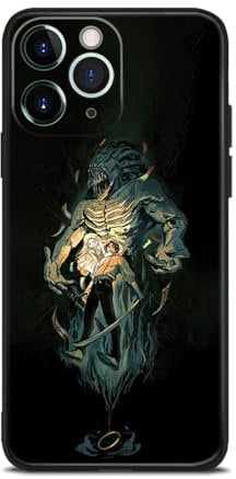 JJK Anime Black Phone Case, Manga Fans Shell, Unique Design Protective Cover (Yuta Okkotsu and Rika,for iPhone 13)