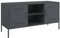 vidaXL TV Schrank, Lowboard für Fernseher, Fernsehtisch mit Stauraum, TV Möbel Fernsehschrank für Wohnzimmer, Industrie-Stil, Anthrazit Stahl