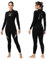 Owntop 5mm Neoprenanzüge für Männer Frauen - Rückenreißverschluss Neopren Tauchanzug, Erwachsene Ganzkörper-Nassanzüge, Thermischer Flexibler Tauchhaut Kaltwasser Tauchen Surfen, Damen Schwarz S