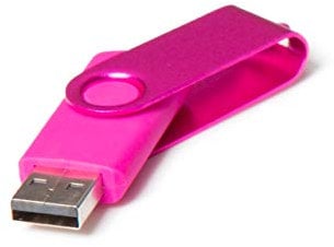 USB 2.0/3.0 High Speed Memory Stick Flash Pen Thumb Drive 2GB 8GB 16GB 32GB 64GB 128GB (Pink, 2, GB)