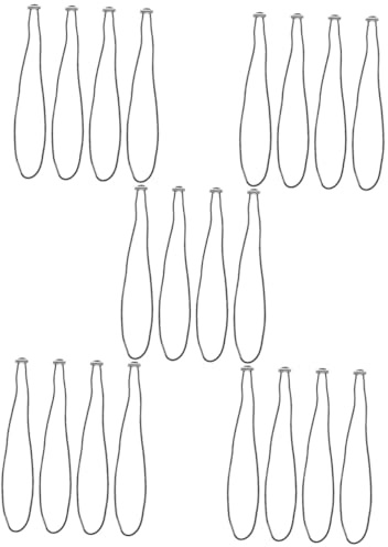 MAGICLULU 20pcs Elastic Trash Can Bands Heavy Duty Straps for Wheelie Bin Bin Lid Garbage Bag Holder