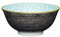 Ramen-Bowl, Schale, Dessert-Schale, Salat-Schüssel 15,7 cm, bunt glasiert - Ceramik Stoneware Bowl, Müsli-Schale, Schüssel | Dekorative Suppen-Schüssel (KCBOWL36 grau-türkis)