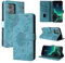 Rostsant Funda Motorola Edge 40 Neo Diente de león Carcasa de Cuero PU Billetera Magnético Funda del Libro con Ranuras para Tarjetas para Motorola Edge 40 Neo Azul