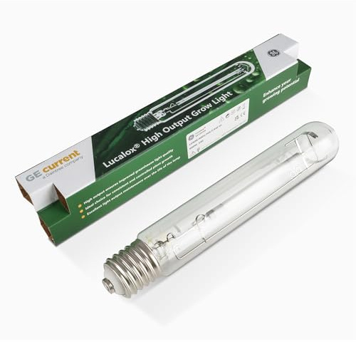 GE Current Lucalox LU600/400V/HO/T/E40 GL 600W, 400V, 88,000lm, 2100k, Horticultural Grow Lamp Bulb