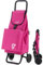GARMOL Carro de la Compra Térmico Plegable 55 litros |Bolsillo Térmico Interior de 11 litros | Carro de la Compra 2 Ruedas Gran Capacidad Abatible | Carrito Plegable Color Fucsia