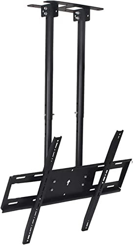 Soporte de techo para TV ajustable para la mayoría de pantallas LCD de 60 100 pulgadas, soporta hasta 60 kg, soporte de TV para el hogar u oficina