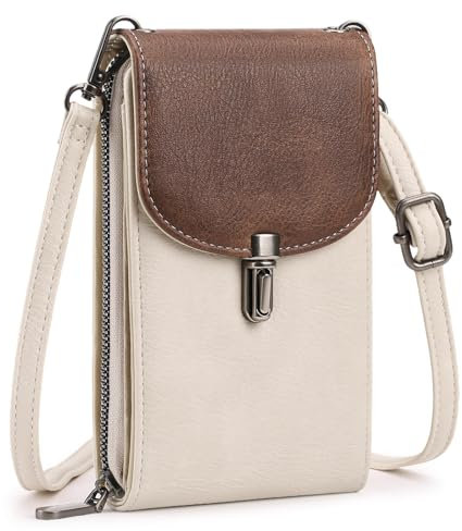 FALAN MULE Handytasche zum Umhängen RFID Schutz Geldbeutel Damen, Umhängetasche Klein Crossbody Handytasche Geldbörse Handy Schultertasche Brieftasche, Kleine Schultertasche für Damen