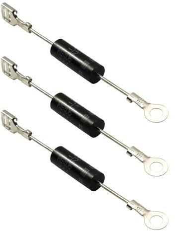 3Pcs Diode-High Voltage Diode,Microwave Oven High Voltage Unidirectional Microwave Oven Diodes Cl01 12 Replacement Parts for Microwave Oven Metal Diode Rectifiers Diode Rectifier